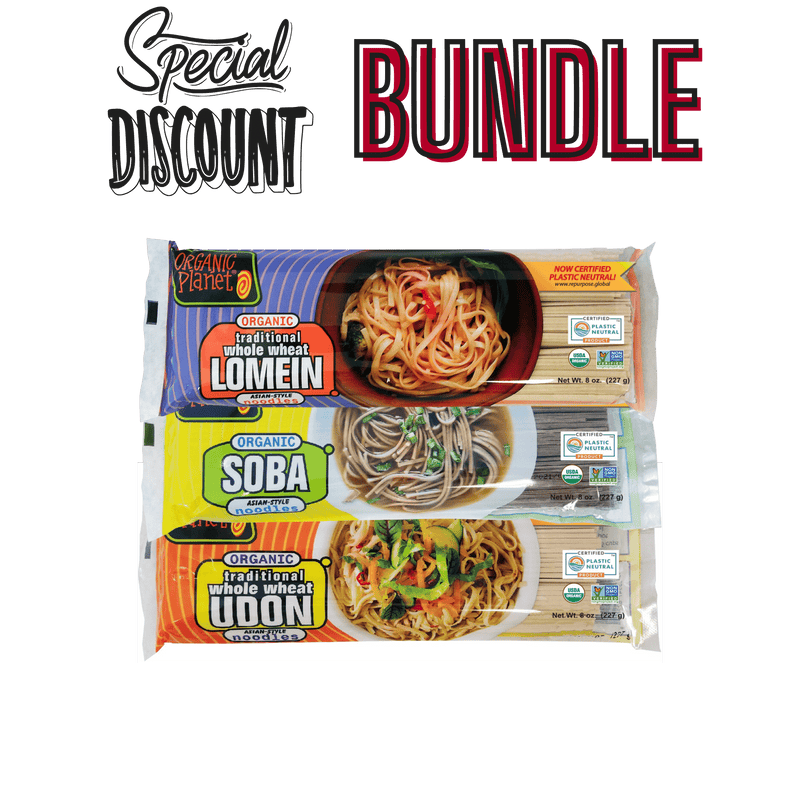 Soba, Udon & Lomein, Organic Noodles - Multipacks