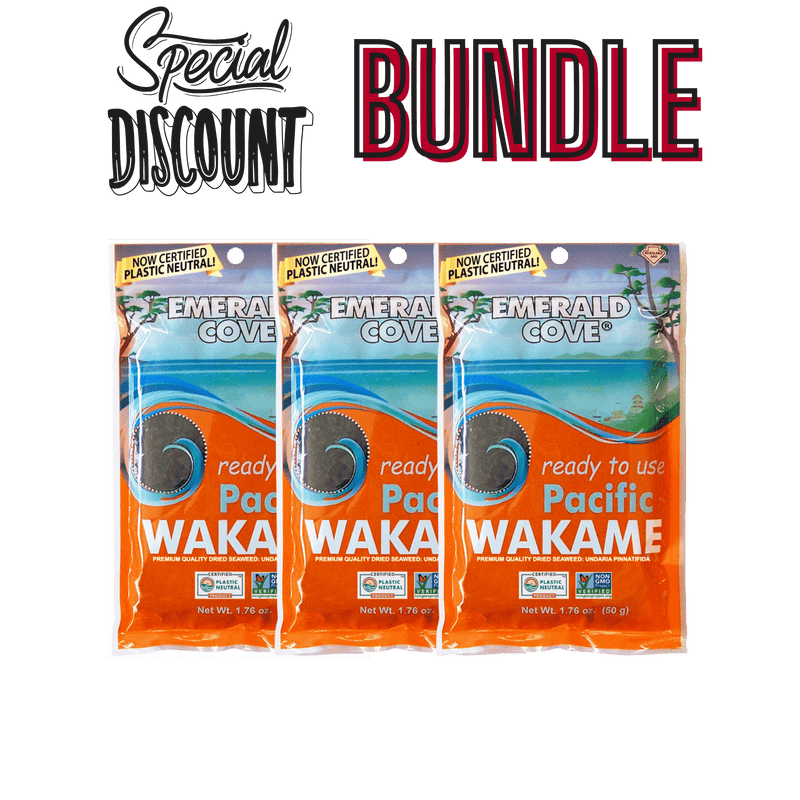 Wakame Seaweed - 3 Pack