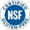 NSF Gluten-Free certification badge