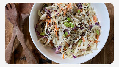 Great Coleslaw Made With Miso Orange Ginger Dressing