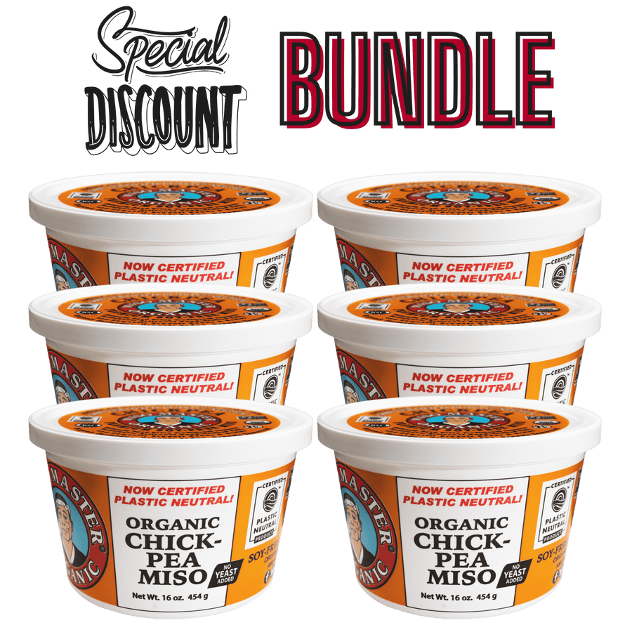 Chickpea Miso, Organic Chickpea Miso - 6 Pack – Great Eastern Sun