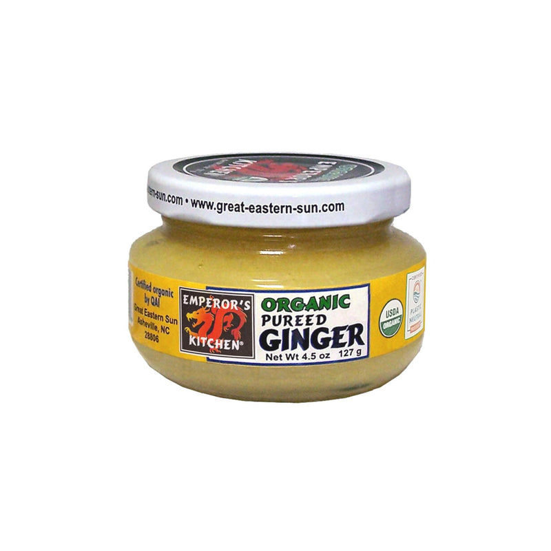 GINGER PUREED ORGANIC, EMPERORS KITCHEN CONDIMENTS 4.5 OZ