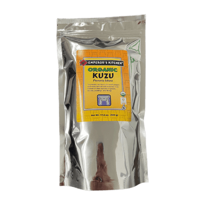 KUZU POWDER, USDA ORGANIC, KOSHER, PLASTIC NEUTRAL, VEGAN, EMPERORS KITCHEN BRAND, 17.6 OZ BAG