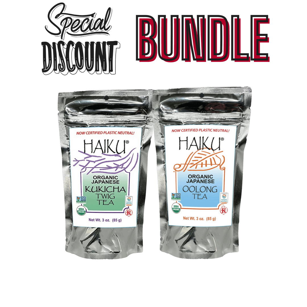 Oolong Tea & Kukicha Twig Tea - Organic Loose Tea Bundle – Great