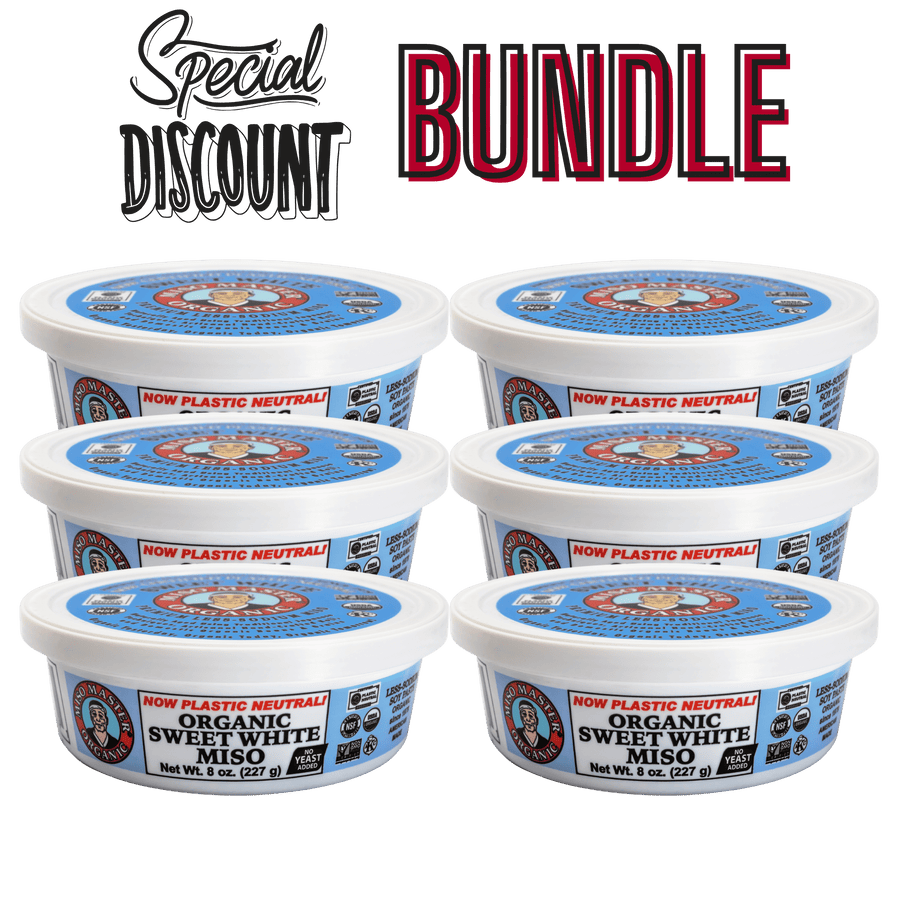White Miso, Mellow, Organic - 6 Pack – Great Eastern Sun