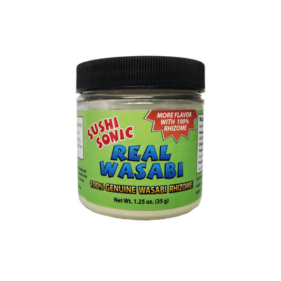 Wasabi-Powder-Real-Wasabi-Freez-Dried-Genuine-Wasabi-Japonica-100%-Wasabi-Rhizome 1.25 ounce jar