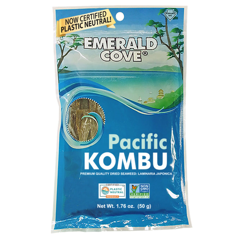 KOMBU, EDIBLE DRIED SEAWEED, EMERALD COVE SEA VEGETABLES 1.76 oz